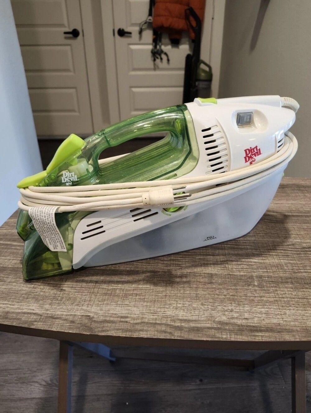 Genuine Dirt Devil (FD10005) Green & White Handheld Corded Vacuum Spot Scrubber